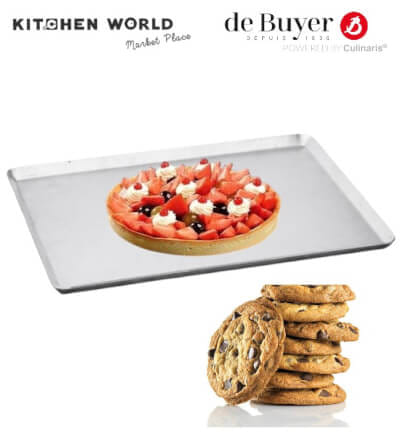 ถาดอบขนมอลูมิเนียมขอบเฉียง DE BUYER BW1359-40 ขนาด 30X40 ซม._10